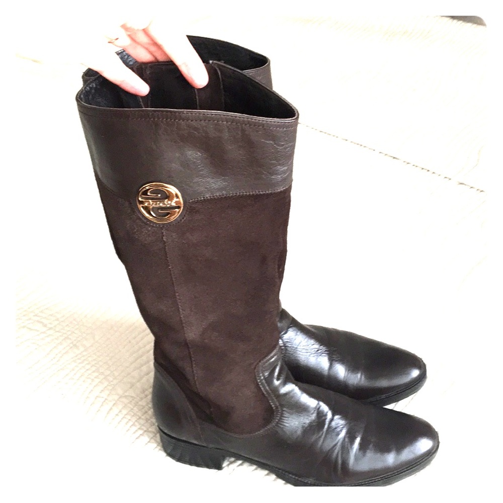Geox brown boots, sz 9